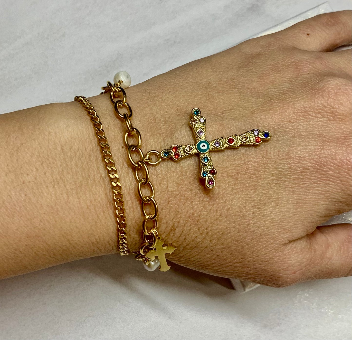 Bracciale con croce